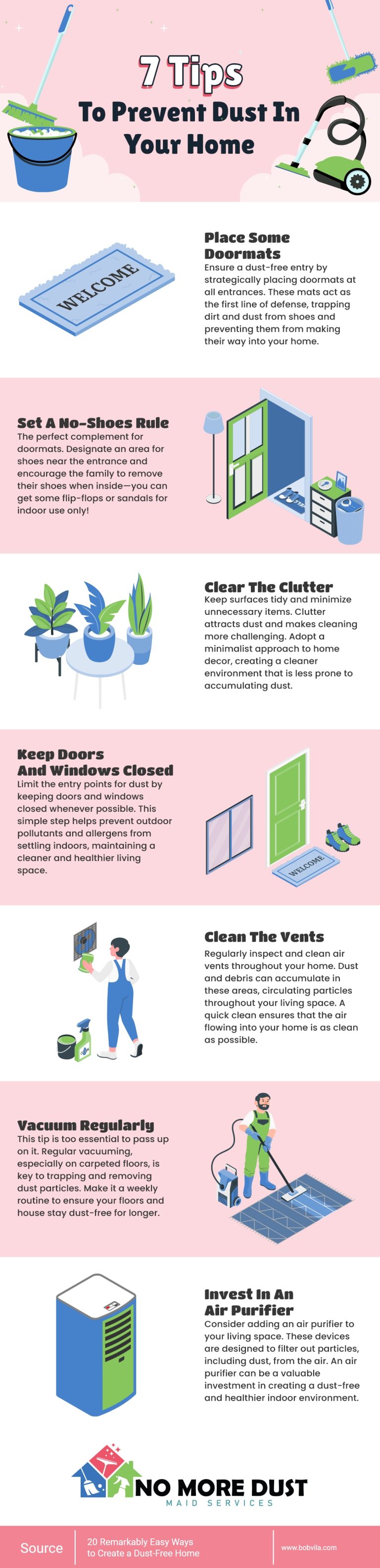 7 Tips To Prevent Dust In Your Home | Blog